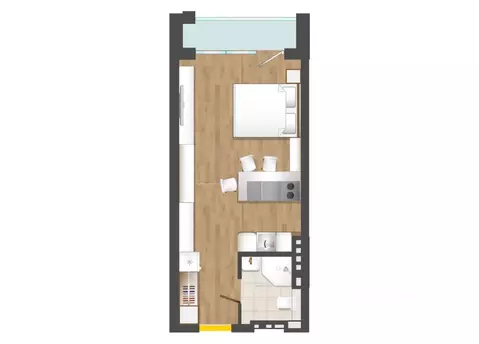 1-к кв. Калининградская область, Пионерский Советский пер., 1 (32.38 ...