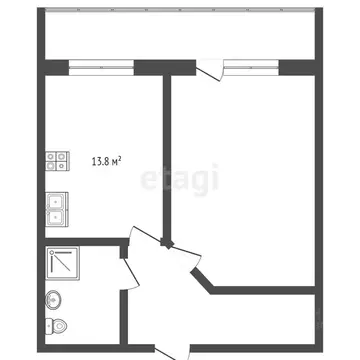 1-к кв. Пермский край, Пермь Пушкарская ул., 142 (48.5 м)