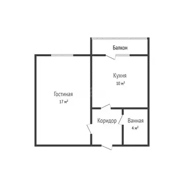 1-комнатная квартира: Краснодар, Сахалинская улица, 15к6 (33 м)