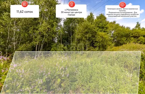 Участок в Хабаровский край, Хабаровский район, Тополевское с/пос, с. ...