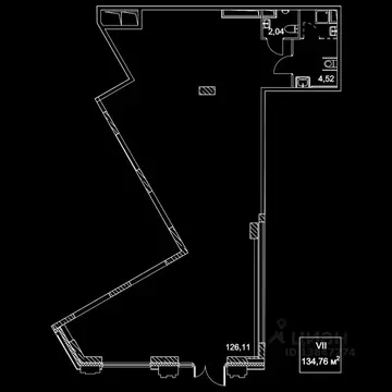 Торговая площадь в Москва 2-й Хорошевский проезд, 7С8 (135 м)