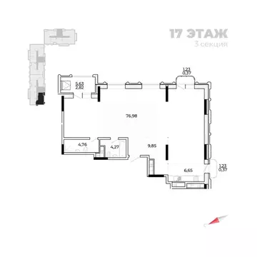 Свободной планировки кв. Удмуртия, Ижевск Новая Восьмая ул., 67 (110.6 ...