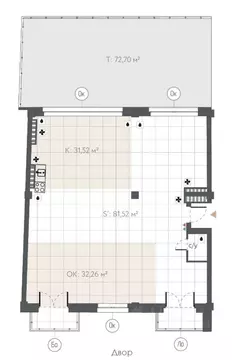 Свободной планировки кв. Иркутская область, Иркутск ул. Сурикова, 21А ...