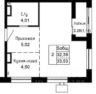 2-к кв. Приморский край, Артем  (32.39 м)