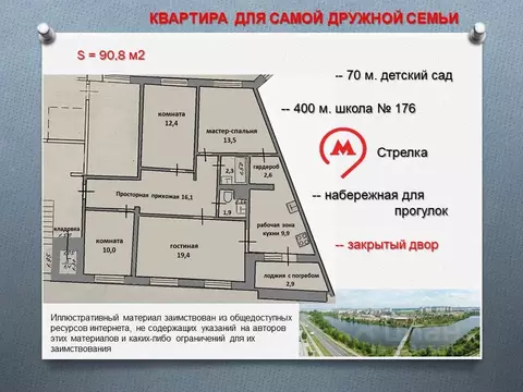 4-к кв. Нижегородская область, Нижний Новгород Волжская наб., 9А (90.8 ...