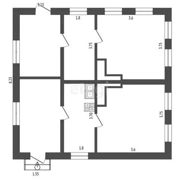 Дом в Южноуральск, Набережная улица (31.7 м)