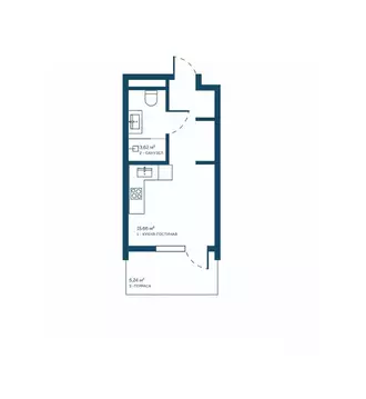 Студия Крым, Саки Птица жилой комплекс (24.52 м)