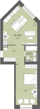 1-к кв. Удмуртия, Завьяловский район, д. Хохряки, Богатыри мкр 11 ...