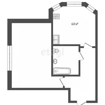 1-к кв. Свердловская область, Тавда Красногвардейская ул., 5 (30.1 м)