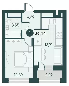 1-к кв. Курганская область, Курган Малиновые высоты жилой комплекс ...
