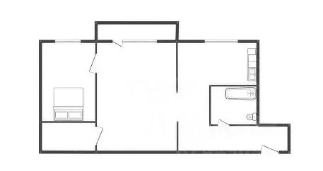 2-к кв. Смоленская область, Смоленск ул. Николаева, 9 (44.3 м)