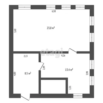 Дом в Тумашово, Дорожная улица (45 м)