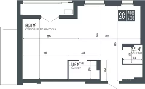 3-к кв. Алтайский край, Барнаул Опера Резиденс жилой комплекс, БС3 ...