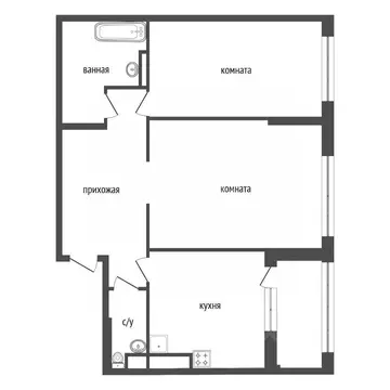 3-к кв. Башкортостан, Уфа Комсомольская ул., 15 (70.4 м)