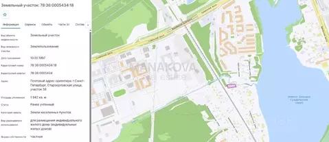 Участок в Санкт-Петербург Староорловская ул., 58 (20.0 сот.)