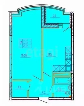 2-к кв. Оренбургская область, Оренбург Слесарный пер., 7 (42.0 м)