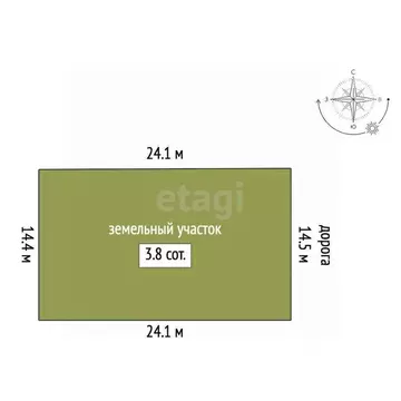 Участок в Ростовская область, Мясниковский район, Краснокрымское ...