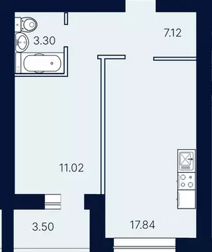 1-к кв. Саратовская область, Саратов ул. Имени Николая Егорова (42.78 ...