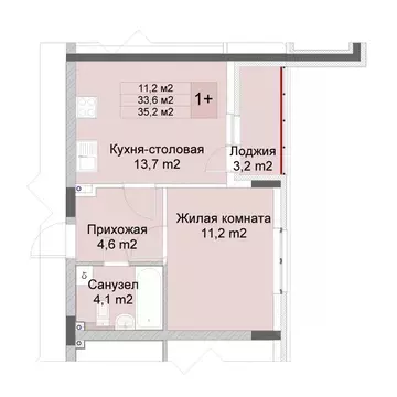 1-к кв. Нижегородская область, Нижний Новгород Кузнечиха Город жилой ...