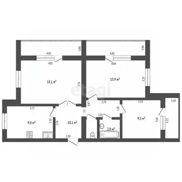 3-к кв. Марий Эл, Йошкар-Ола ул. Машиностроителей, 61 (71.5 м)