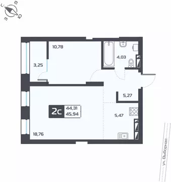 2-комнатная квартира: Новосибирск, Кировский район, Северо-Чемской ...