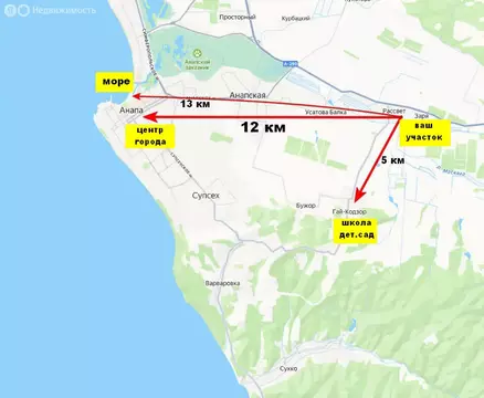 Участок в хутор Рассвет, Набережная улица (6.78 м)
