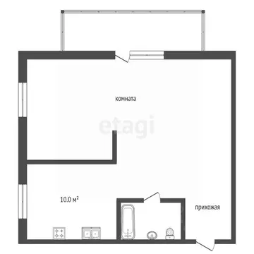 1-к кв. Владимирская область, Муром ул. Ленина, 53 (56.8 м)