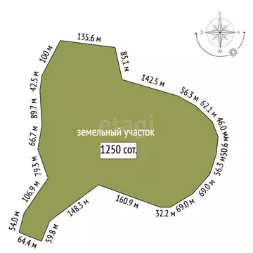 Участок в Свердловская область, Ревда (1250 м)
