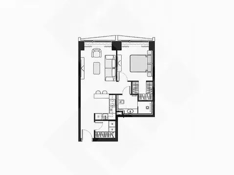 1-комнатная квартира: Москва, Ленинградский проспект, 37/2 (48.4 м)