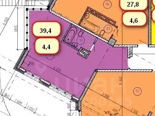 1-к кв. Приморский край, Находка Северный 18 жилой комплекс (43.8 м)
