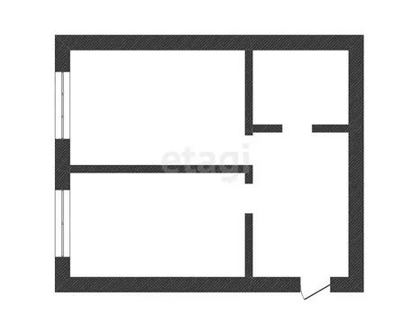 1-комнатная квартира: Нальчик, улица Хужокова, 145 (40.7 м)