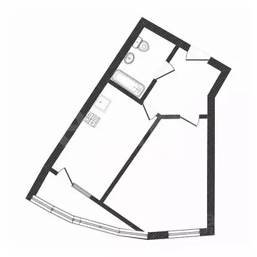 1-к кв. Тверская область, Тверь ул. 2-я Красина, 82 (41.9 м)