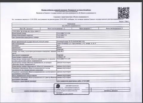 Свободной планировки кв. Санкт-Петербург Серпуховская ул., 42 (68.8 м)