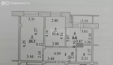 2-комнатная квартира: Липецк, улица Осканова, 7 (54.4 м)