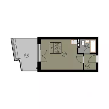 Студия Калининградская область, Светлогорский городской округ, пос. ...