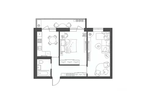 2-к кв. Волгоградская область, Волгоград Квартал жилой комплекс (52.11 ...