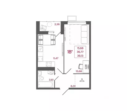 1-к кв. Пензенская область, Пенза Маньчжурия мкр, Стрижи жилой ...