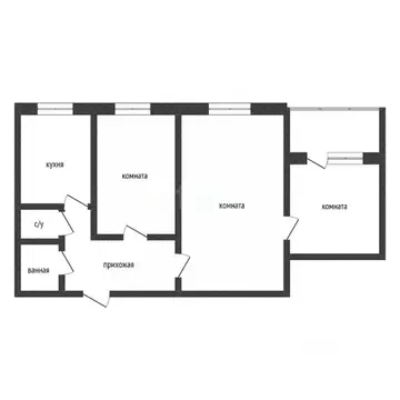 3-к кв. Нижегородская область, Нижний Новгород 6-й мкр, 29 (56.5 м)