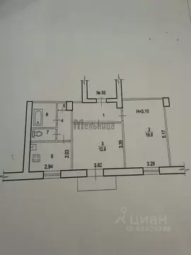 2-к кв. Волгоградская область, Волгоград ул. Дзержинского, 10 (49.2 м)