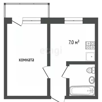 1-к кв. Ямало-Ненецкий АО, Муравленко ул. Ленина, 62 (34.1 м)