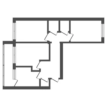 3-комнатная квартира: Благовещенск, Институтская улица, 3/3 (66.5 м)
