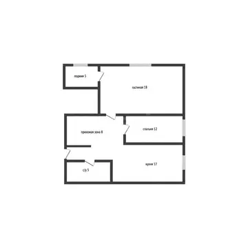 2-комнатная квартира: Каспийск, Каспийская улица, 4Ж (65 м)