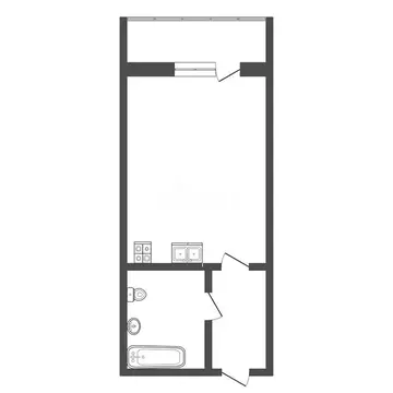 Квартира-студия: Анапа, Астраханская улица, 71А (24 м)