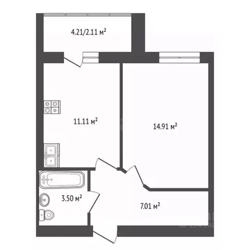 1-к кв. Марий Эл, Йошкар-Ола ул. Соловьева, 21 (38.7 м)
