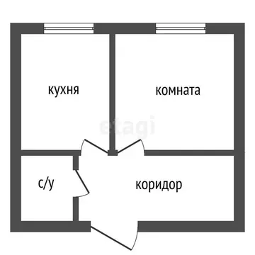 1-комнатная квартира: Воронеж, Иркутская улица, 27 (19.7 м)