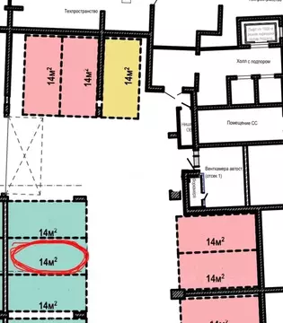 Гараж в Московская область, Долгопрудный Парковая ул., 44к1 (14 м)