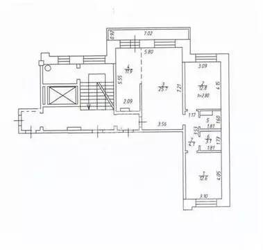 3-к кв. Иркутская область, Иркутск Ямская ул., 17 (80.0 м)