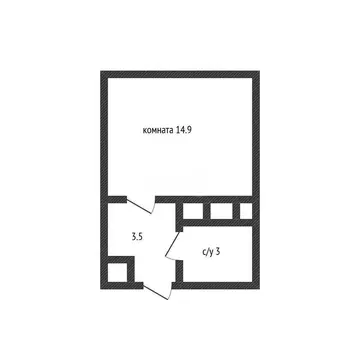 Квартира-студия: Краснодар, Уральская улица, 75/6 (21.4 м)