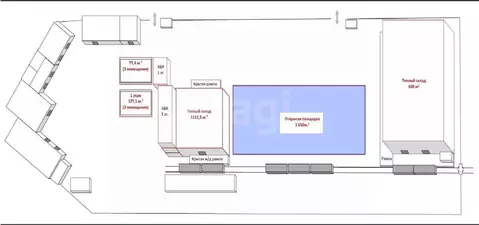 Склад в Тюменская область, Тюмень Ялуторовский тракт, 11-й км, 5с9 ...