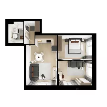 2-к кв. Москва Саларьево Парк жилой комплекс, 74.1 (50.8 м)